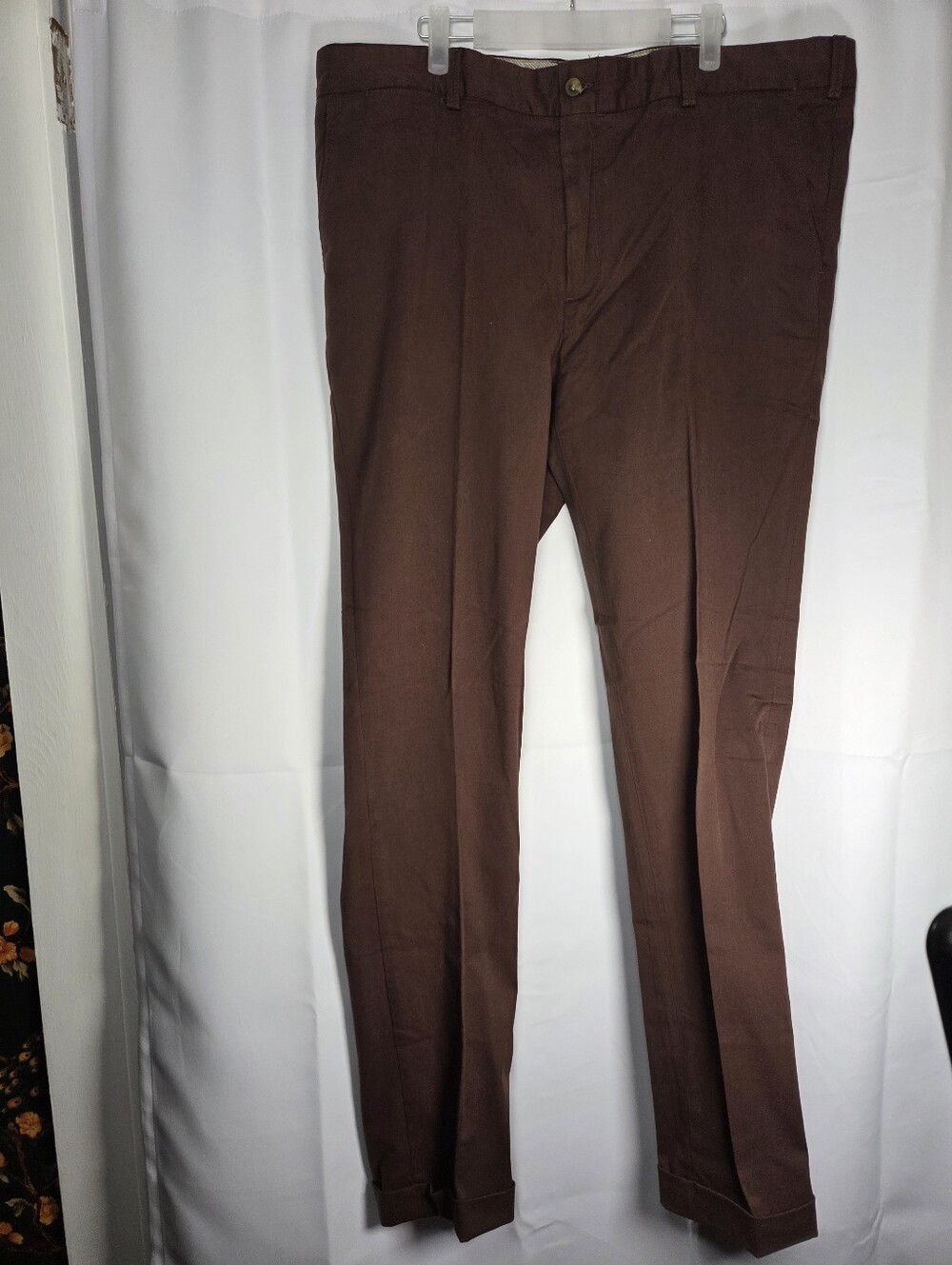 NWT Bills Khakis Private Stock Supima Stretch Twill Slim Fit Brown Pants 40 x35